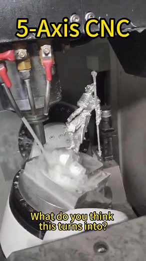Turning Metal Into Detailed Art ⚙️✨ This 5-axis CNC machining demo carves a high-detail sculpture with smooth toolpaths and stable precision. From metal to art — one cut at a time.  www.tianchicnc.com  sales@tianchicnc.com  facebook.com/tianchicnc #CNCmachining #5Axis #3Dmodel #Sculpture #Metalworking #Precision #Manufacturing #Automation #TianchiCNC | Tianchi CNC | Facebook