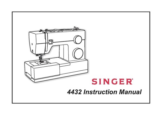 Sewing Machine Manual: Singer 4432 Heavy Duty (digital PDF) - Etsy Australia