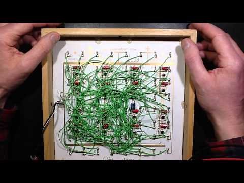 LED panel from retro computer prop.