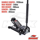 HAWK 3 TONNE LOW PROFILE TROLLEY JACK RACE DRIFT RALLY CAR MECHANIC TROLLEY JACK  | eBay UK