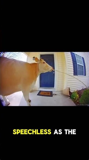 Cow Rings Doorbell… Then THIS Happens 😂🐄💦
