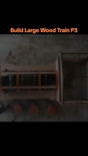 I Built Wooden Train For All The Children In My Village P3 #diy #homemade #build #train #woodworking #ndwoodworkingart #ndwoodart #trends #foryou #fyp #woodart