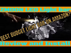 Step by Step LED light bar wiring and install. ZMOON light bar review