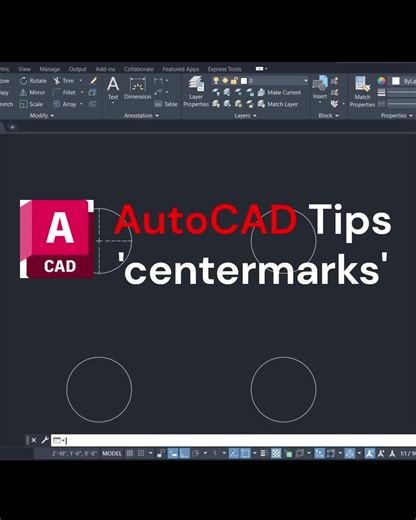 Civil Tutor (@civiltutornepal) - Master Centermarks in AutoCAD: Essential Tips