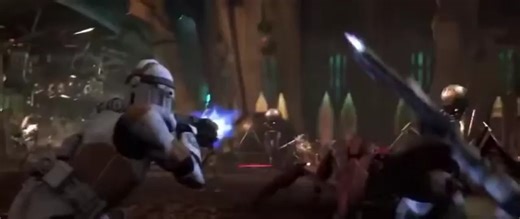 This Clone Trooper single-handedly taking out a Crab Droid on Utapau is still one of the coolest things to happen in Revenge of the Sith. Right now you can save big on Star Wars: Revenge of the Sith: Episode III (Deluxe Edition) - https://amzn.to/4rqZsTN | Star Wars: Gamers