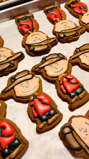 Christmas is coming! #snoopy #charliebrown #cookies | Mind's Eye Baking