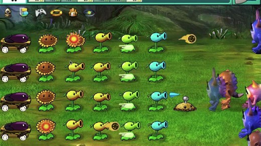 「植物大战僵尸改版游戏」植物大战外星人 第6关过关方法攻略