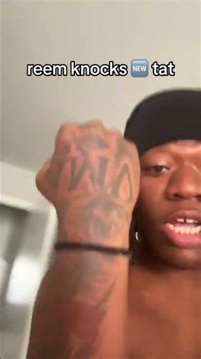 reem knocks new tattoo looks demonic
