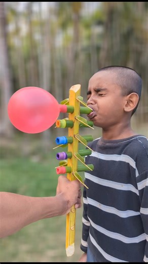 Handcrafted Bamboo Tube Structure in Coconut Tree Branch | Eco DIY Build