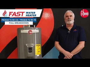 Rheem 40-Gallon Electric Water Heater PROE40 T2 RH CG / PROE40 T2 RH 95 - Full Breakdown