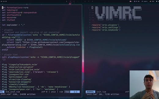 教你如何使用lua重写neovim配置文件