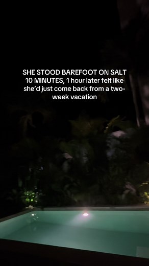 Nervous System Reset: Stand on Salt for 10 Minutes