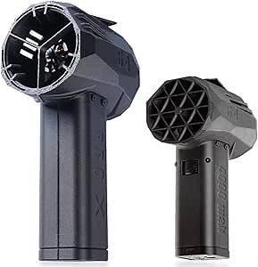 Mini Car Dryer Air Blower, 1500G Thrust & 220MPH Powerful Turbo Dryer Blower for Cars, Speeds Adjustment, 16000mAh Electric Cordless Leaf Blower for Patio Cleaning, Snow Blowing