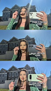 Tested these phone cameras outside! Which one is better? #iphone #samsung #pixel