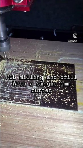 Milling a PCB for a fuzz face guitar pedal. Using the 3018 pro from two trees TTC3018PRO