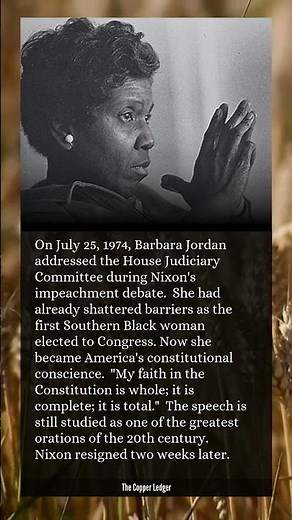 She was the first Southern Black woman in Congress — and she silenced a nation.