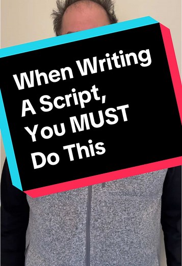 This is an abslute. Non-negotiable. #ScreenwritingTips #writing #writingadvice #scriptwriting #scriptwritingtips #writingtips #write