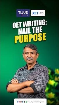 Mastering OET Writing: The Power of 'Purpose' ✍️🩺