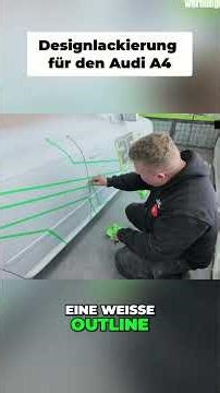 Custom paint job for Benny's Audi A4