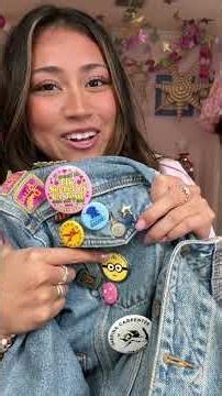 my FANCY PIN JACKET tour!!🫧🦄🌈🎨 #personalstyle #maximalist