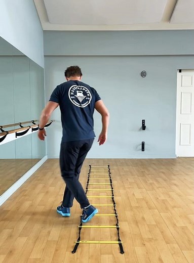 Cross Behind Step Ladder Drill