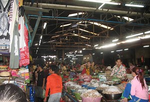 Phsar Chas (Old Market) in Siem Reap, Cambodia