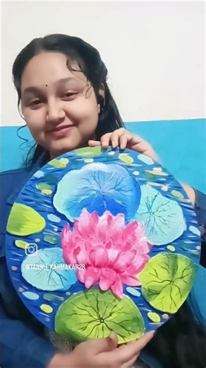 lotus 🪷 3D art 🎨🎨 #shortvideo #trandingshorts #feed #acrylicpainting #trandingshortsviralshort