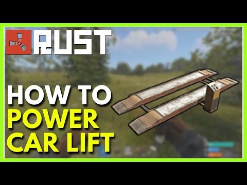 How to Power the Modular Car Lift in Rust (Full Guide)