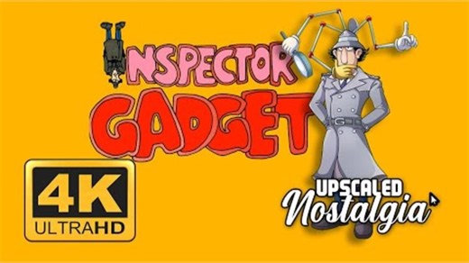 Inspector Gadget (1983) Intro and Closing Credit Remastered 4K Ultra HD Upscale