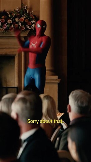 Spider-Man brand new day cake scene