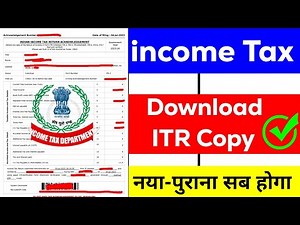 How to download Income tax return (ITR) acknowledgement Copy on new e filing portal | Download ITR