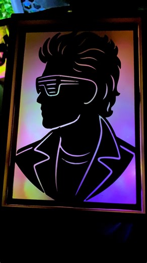 Satisfying Framed Decor Art DIY! #craft #painting #satisfying #art #handmade #decor