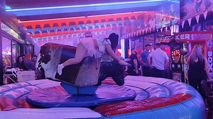 297K views · 1.2K reactions | mechanical bull riding #benidorm #party #bullrider #spain #foryou #fun | Bulls Stars | Facebook