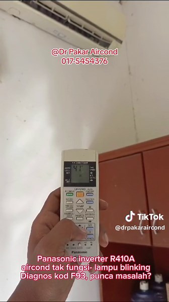 Troubleshoot Panasonic Inverter Airconditioner Error F93