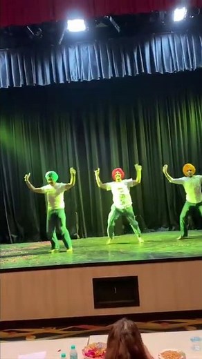 First Time Bhangra on stage