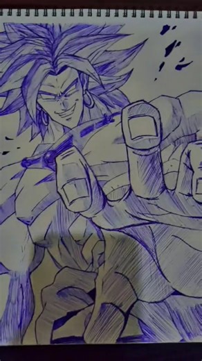 Drawing Broly 👿 The Legendary Super Saiyan