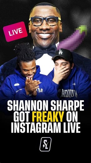 Stadium Live | Shannon Sharpe got caught slippin’ on IG live 🤣 | Instagram