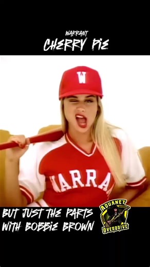 Bobbie Brown was the brunette model featured front-and-center in Warrant’s video for “Cherry Pie,” and her appearance became one of the most recognizable images of the entire hair-metal era. Why she mattered • The “Cherry Pie” video was in heavy rotation on MTV • Bobbie Brown’s look — denim shorts, red tank top, carefree attitude — became a visual shorthand for late-’80s / early-’90s glam rock • The video helped push Cherry Pie to: • #7 on the Billboard 200 • Multi-platinum status For better or 