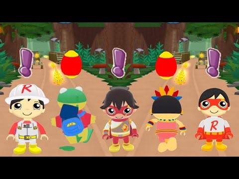 TAG WITH RYAN RED TITAN VS BUILDER VS TIGER NINJA RYAN EGG SURPRISE