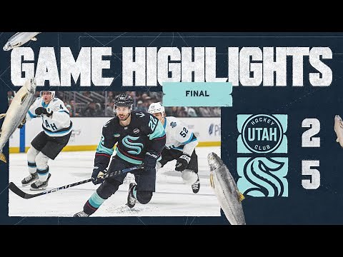Seattle Kraken vs Utah Hockey Club | 12/30 Game Highlights