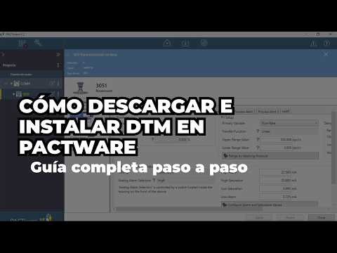 Cómo descargar e instalar DTM en PACTware (Guía completa paso a paso)