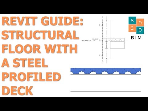 Create a Structural Composite Floor with Metal Deck Profile in Revit