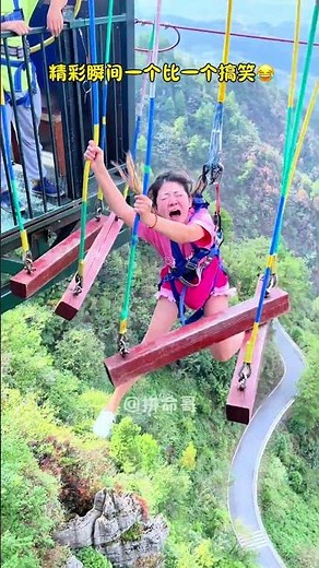 Bungee Jumping With Rope In Beautiful Place:Asmr Bungee Jumping