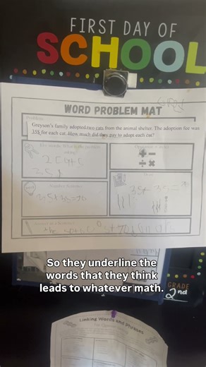 How to solve word problems!