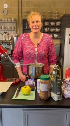 One of our favourite cakes …Apple Cake Ingredients 6 oz (170g) wholemeal flour 6 oz (170g) caster sugar 6 oz (170g) soft butter 3 eggs 1 tsp baking powder 1 tsp ground cinnamon 1 apple 2 oz (50g) chopped walnuts Brown sugar to sprinkle on top Method Preheat fan oven to 170C (340F) and line an 8 inch square tin. Sift the flour, baking powder and cinnamon into a bowl tossing in the grainy bits in the bottom of the sieve, add eggs, caster sugar, butter and half of the nuts. Beat well together and s