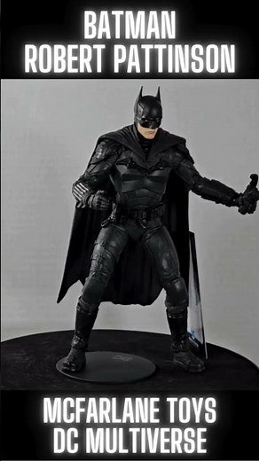 McFarlane Toys DC Multiverse figure, Robert Pattinson's Batman from 2022's The Batman