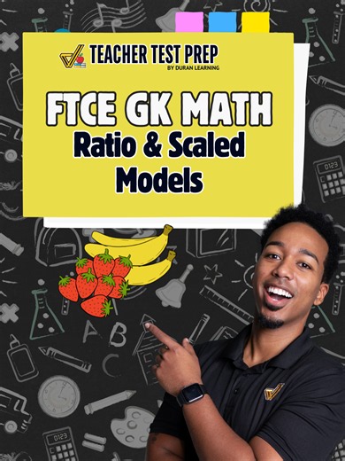 Ratios and proportions show up constantly on the FTCE General Knowledge Math — so today's 7-minute session zeroes in on exactly that, from scaled drawings to real-world problems. Watch this once and you'll start seeing these problems differently. Click the link in our bio to keep raising your FTCE score 🔥 #ASVAB #ASVABprep #AceTheASVAB #MilitaryTest #ASVABmath #FTCE #FTCEmath #RatioAndProportion #ScaledDrawings #MathPractice #GeneralKnowledge