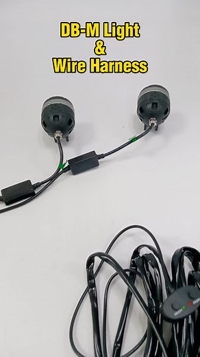 If you wonder how to use the wire harness to connect the DB-M lights, then here is the video. #ledcolight #dualbeamdualcolorlight #dualbeamfoglights