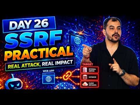 Day 26 Bug Hunting 👉 SSRF Vulnerability Practical 🔥 | Server-Side Request Forgery Bug | hacker vlog