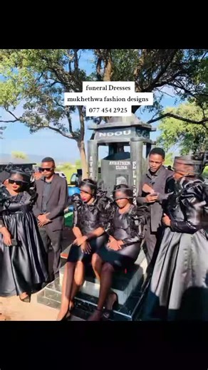 Elegant Funeral Dresses by Mukhethwa Fashion Designs